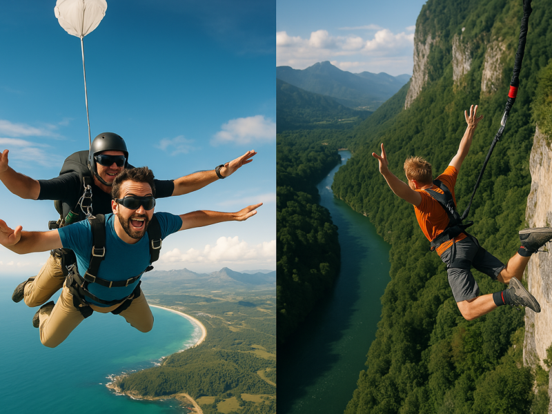 Skydiving & Bungee Jumping: The Ultimate Guide to Extreme Sports While Traveling